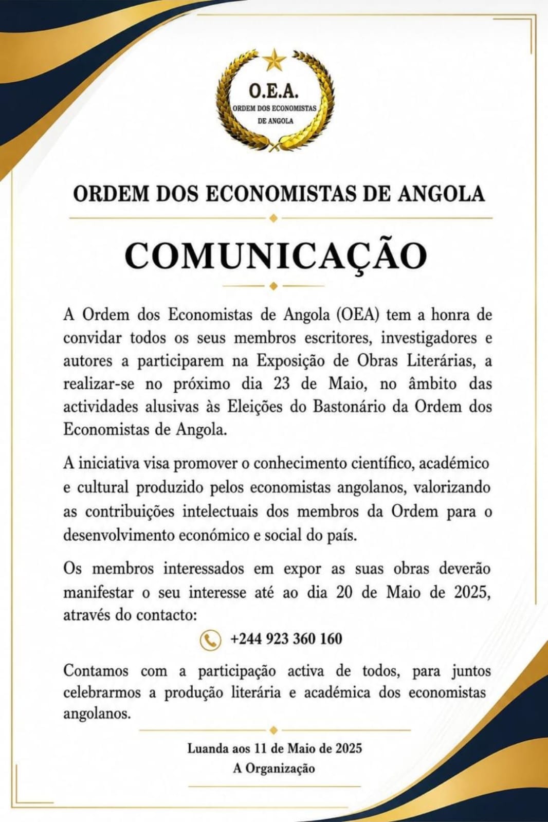 COMUNICADO